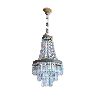 Lustre montgolfière Baccarat