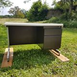 Metal and chrome desk from the 70s