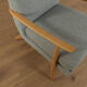 Classic wingback armchair from the 1950s