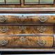 Antique Dutch display cabinet in Baroque style. 18th century.