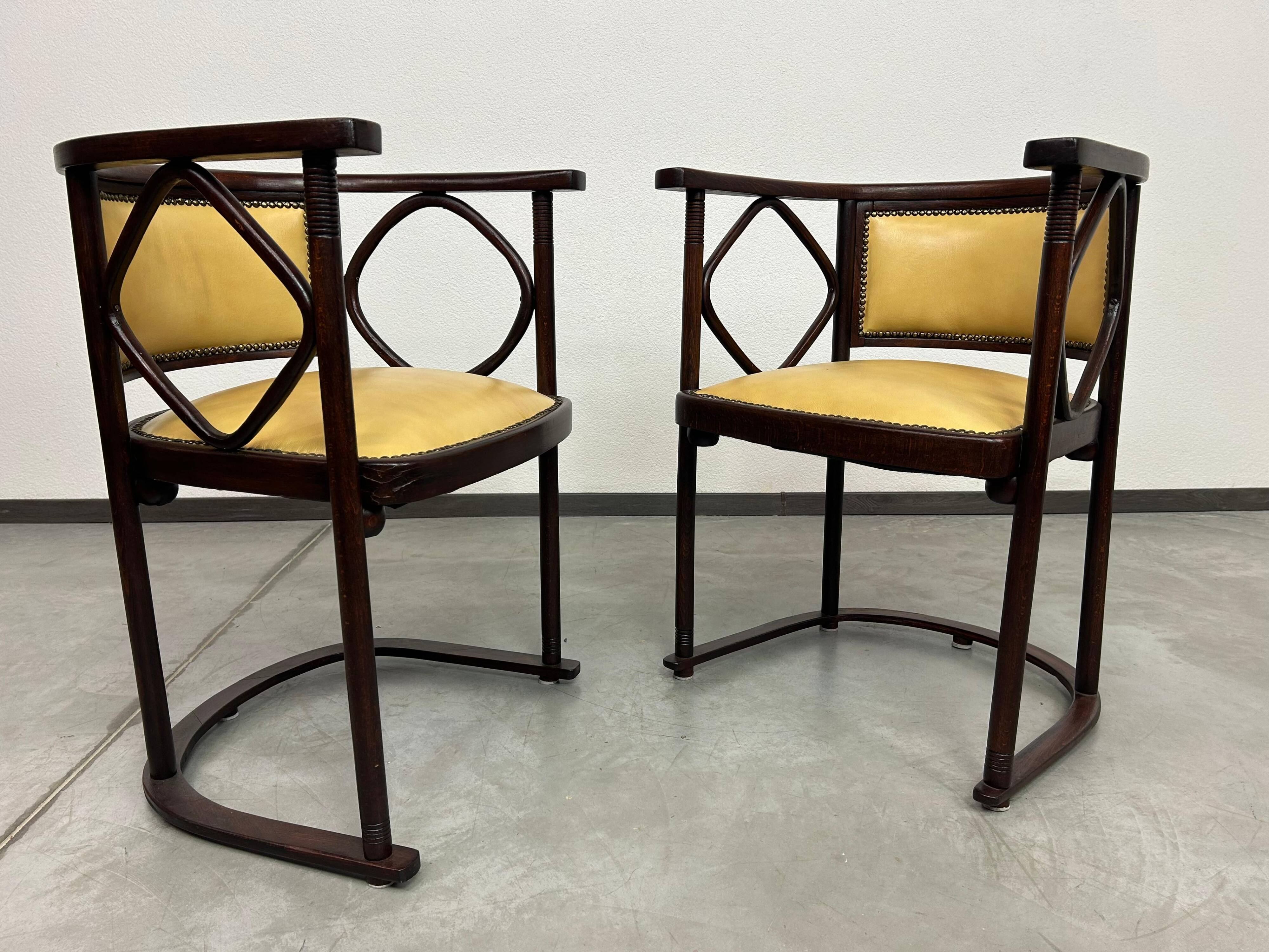 Fledermaus seating group by Josef Hoffmann for Jacob Josef Kohn