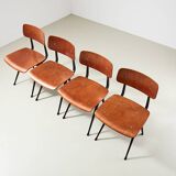 Friso Kramer Set of 4 Result chairs for Ahrend de Cirkel 1958