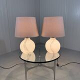Peill & Putzler large glass table lamps 1970’s