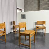 Set of four Danish dining chairs by Hvidt & Molgaard