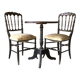 Guéridon et chaise Napoléon 3