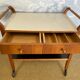 Scandinavian modern teak serving cart with drawers, Sweden, 1950s