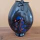 Robert Pierini (Born in 1950) - Matte black blown glass vase - 1985 - Biot