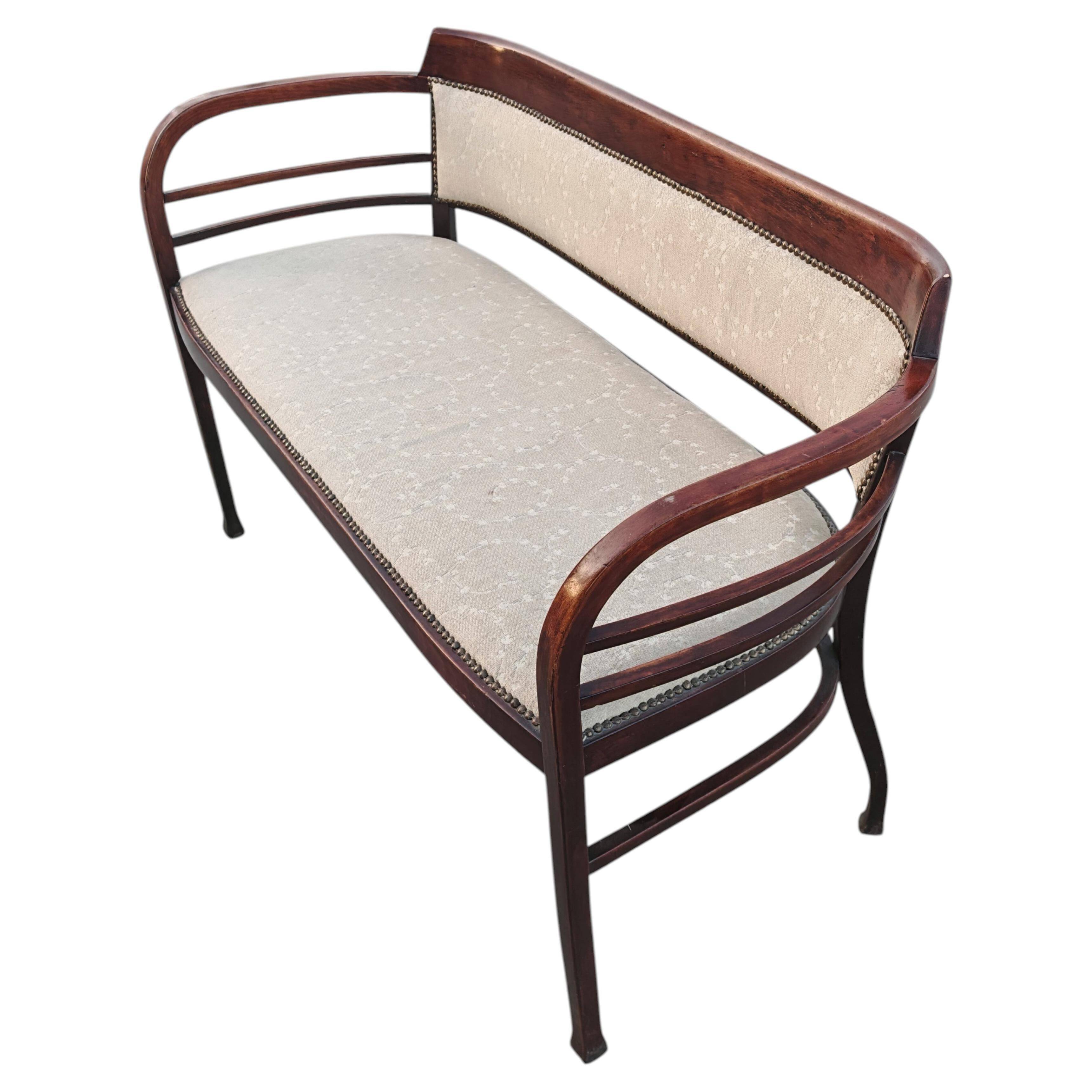Canapé Vienna Secession No. 6214 by Otto Wagner for Thonet, 1904