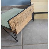 Pair of vintage wall bedside tables