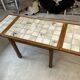 Extendable table in wood and mosaic