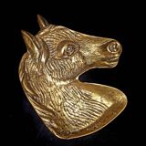 Empty bronze horse pocket