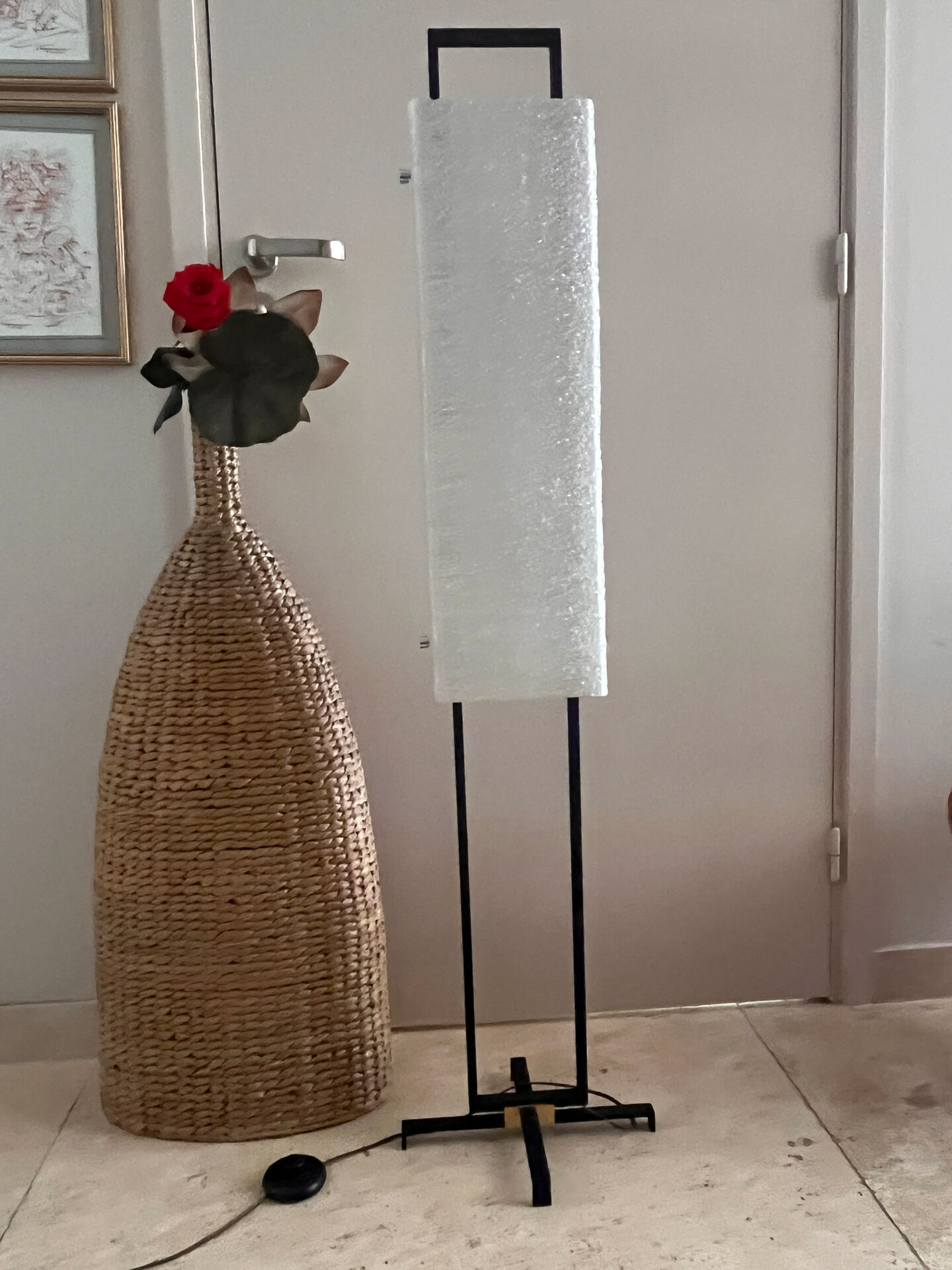 1960s design floor lamp for Arlus