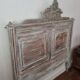 Headboard in ceruse wood