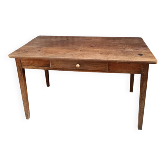 Table de ferme en bois massif chêne