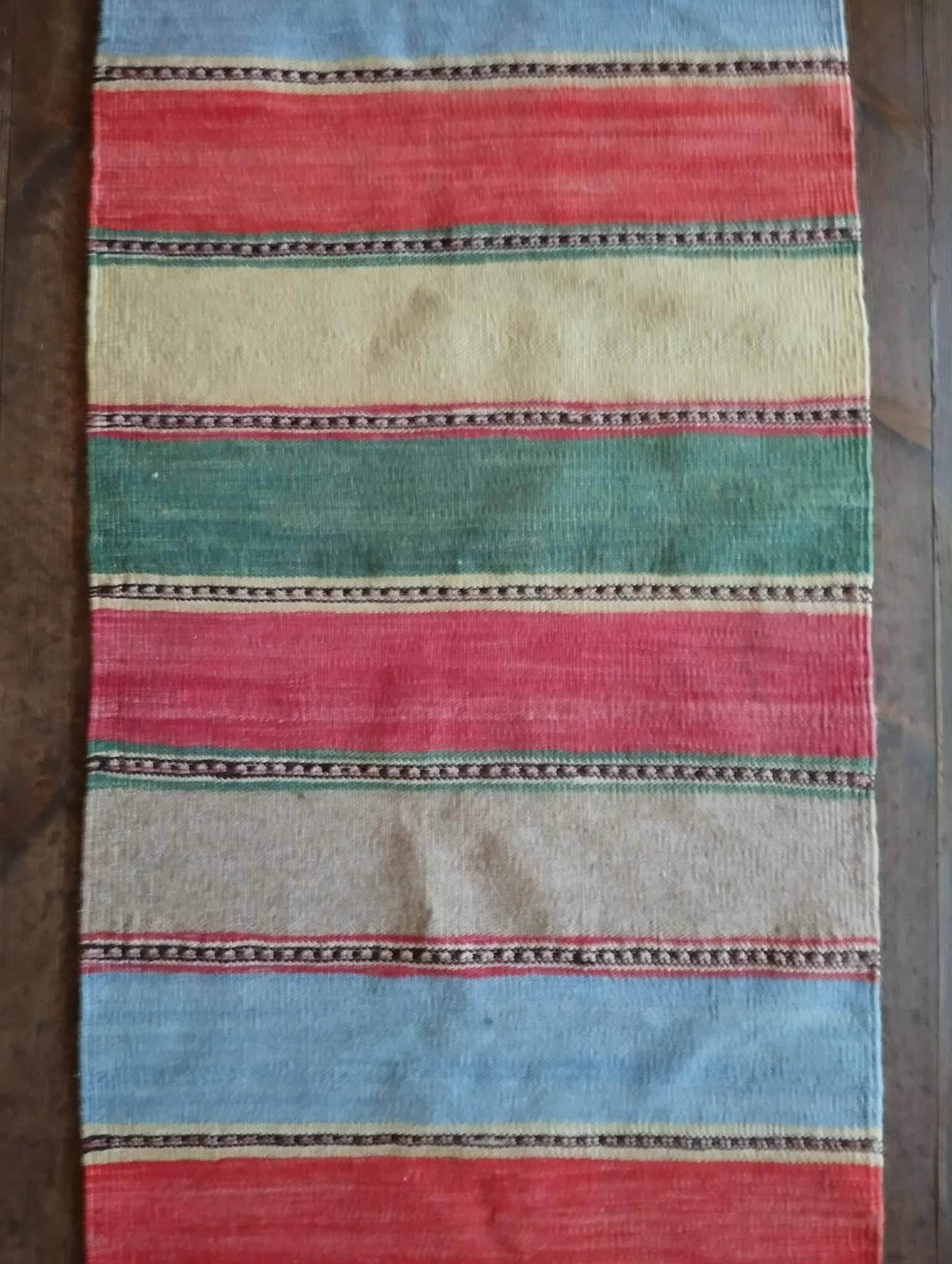 Handmade Qashqaï hallway rug 186x57cm