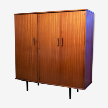 Vintage teak wardrobe by editions Rozier