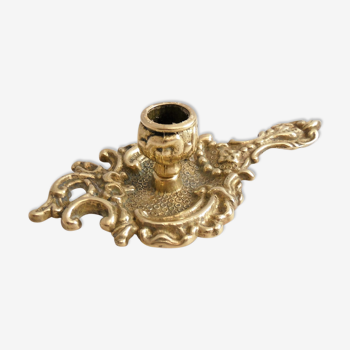 Brass candleholder