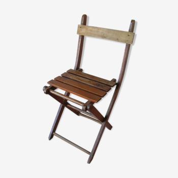 Ancienne chaise pliante en bois