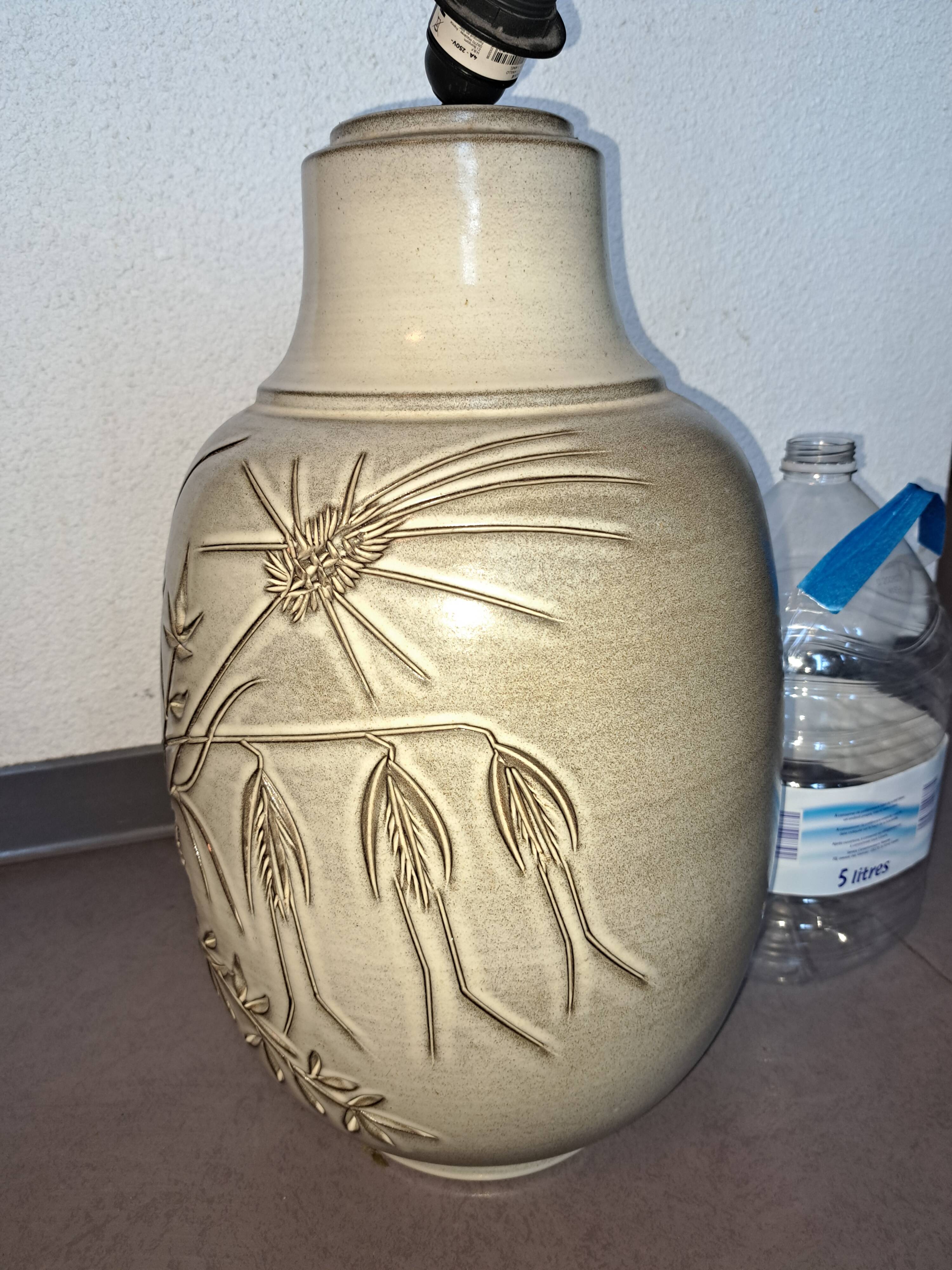 Pied de lampe H.besson valauris