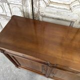 Louis XVI style enfilade in cherry wood, 20th century.