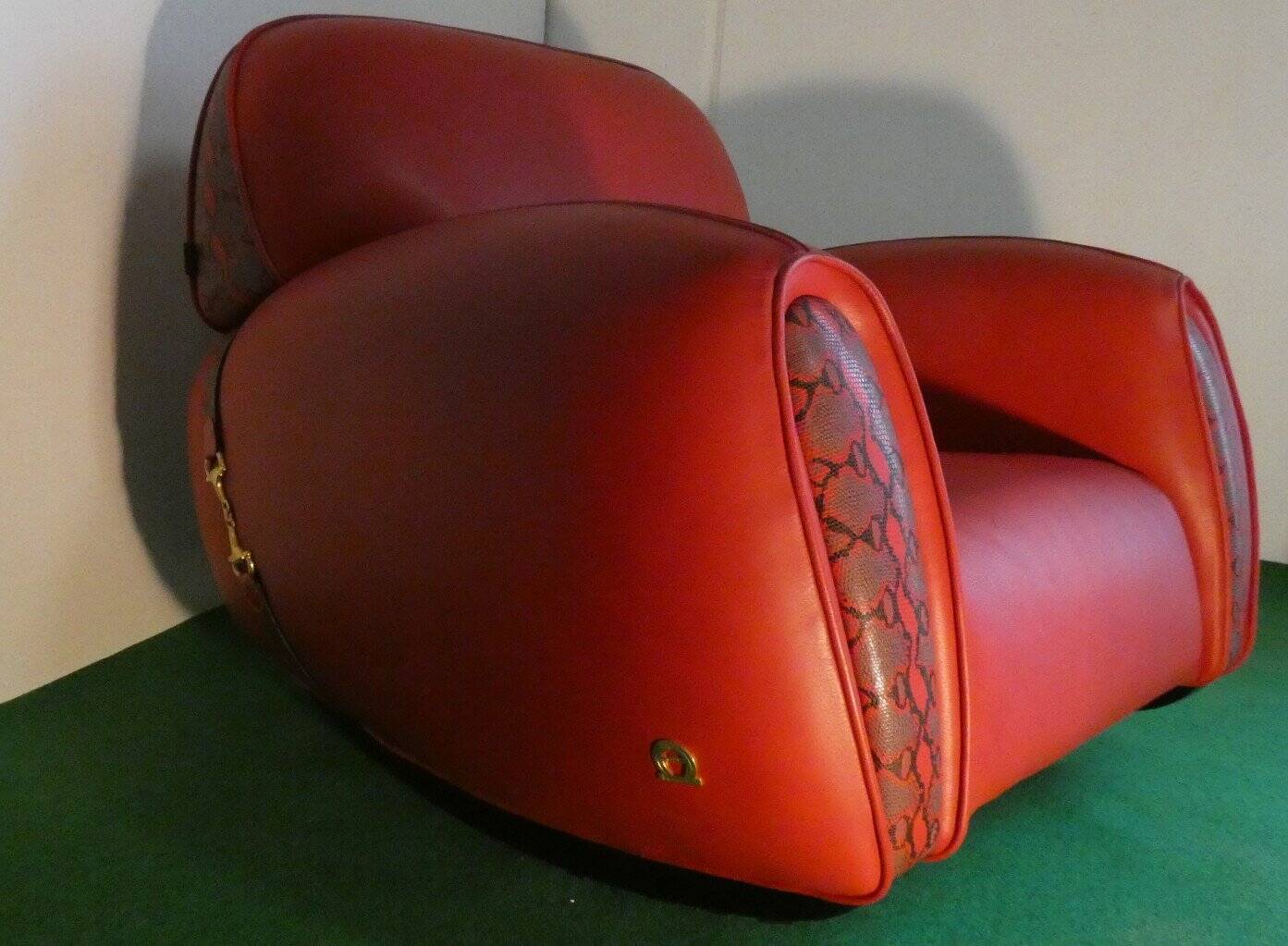 Set 2 Poltrone, Lampada e Tavolino - Elisabetta Gucci per Formitalia, 1980s