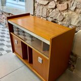 Vintage hi-fi furniture on wheels