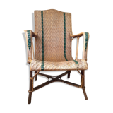 Wicker armchair