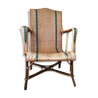 Wicker armchair