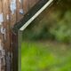 Vintage beveled mirror