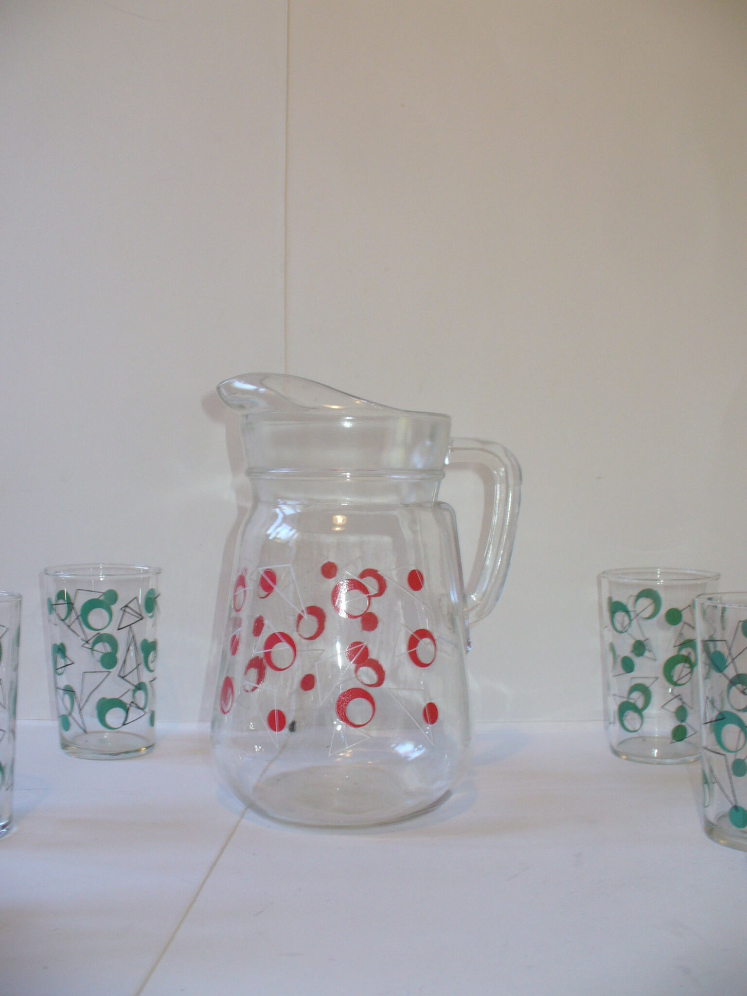 Orangeade service from the 50s