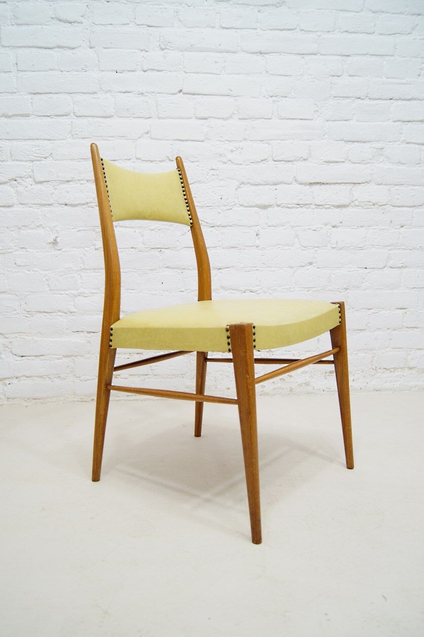 Mid-century Austrian dining chairs, 1950s, set of 6