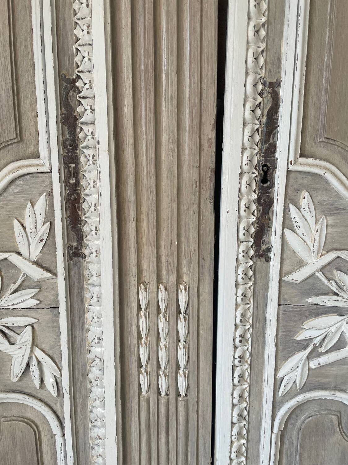 Pair of patinated doors