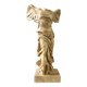 "Victoire de Samothrace", statuette en plâtre beige