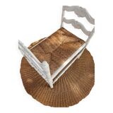 Banc paillé