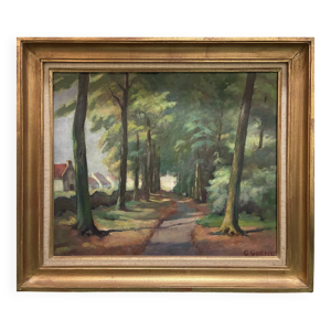 Paysage, georges Gonthier,