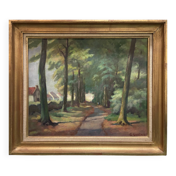 Landscape, Georges Gonthier, 20th century