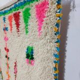 Handmade wool Berber rug 260 X 135 CM