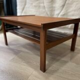 Table basse scandinave en teck années 50