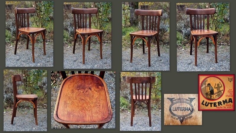 Bistro chair Luterma décor aiglon 30s