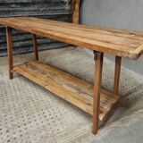 Industrial workbench washbasin table kitchen island 50 x 175 cm