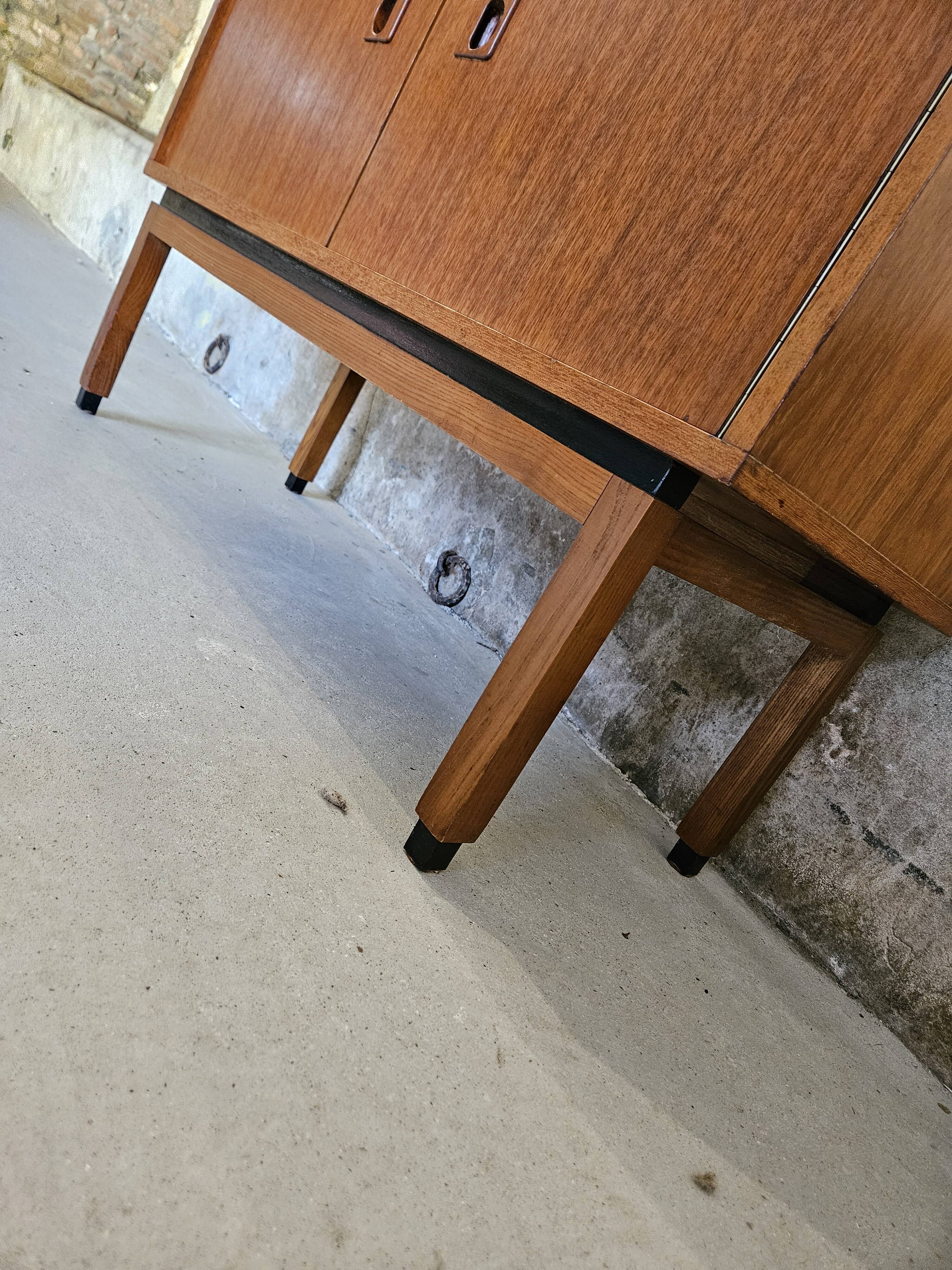 Small MDK display case / teak veneer bookcase 1960 Scandinavian design