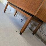 Small MDK display case / teak veneer bookcase 1960 Scandinavian design