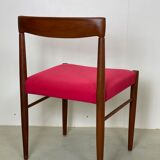 3 teak dining chairs by H. W. Klein for Bramin, 1960s