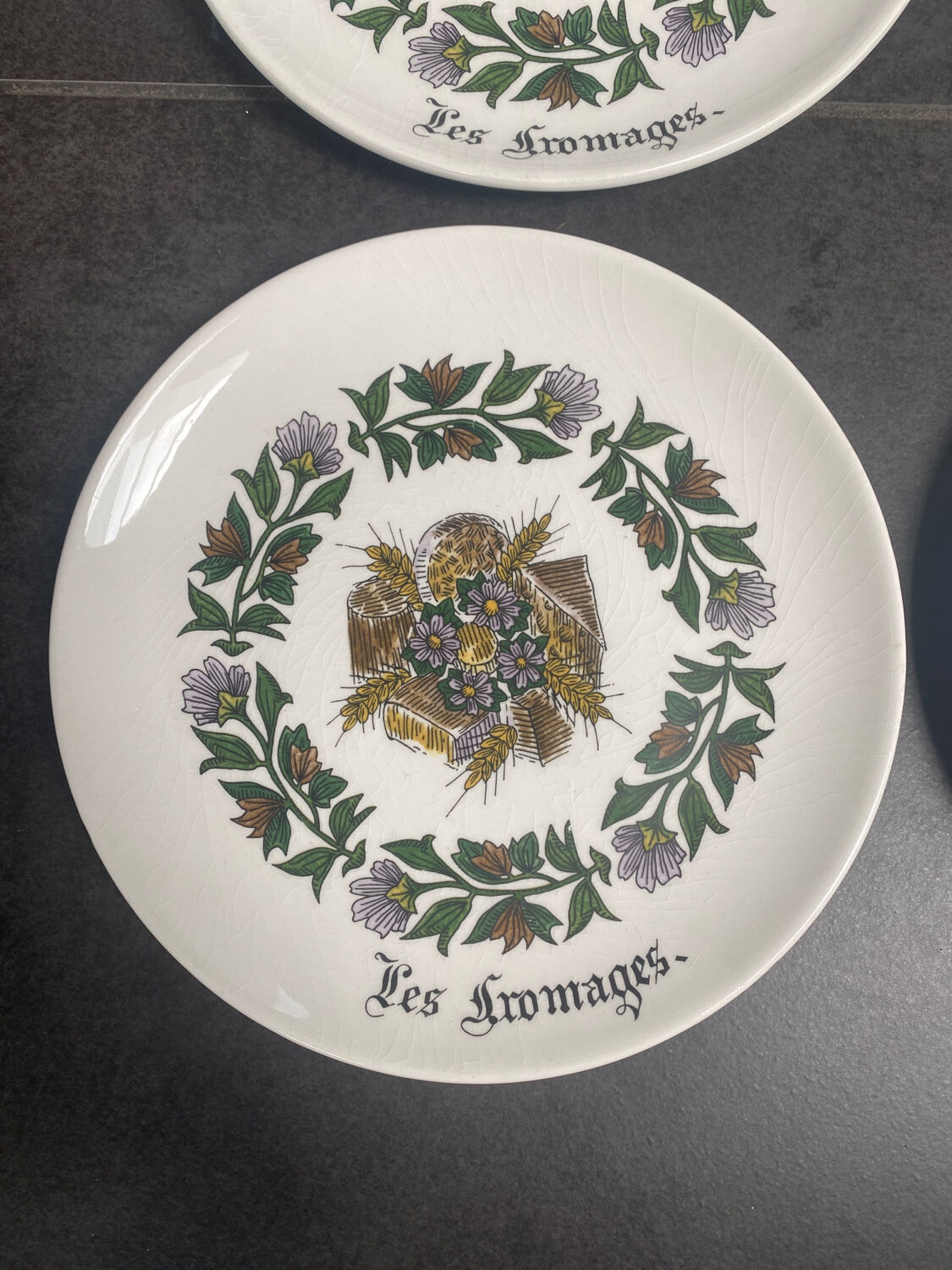 Cheese plates - Gien