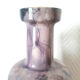 Vintage cracked ceramic bottle vase