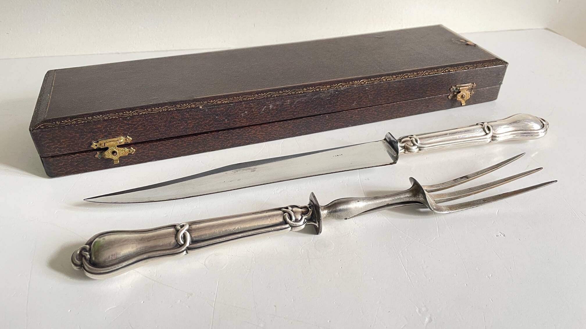 Silver and Silver-Plated Meat Cutlery PARIS