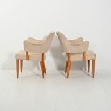 Pair of Swedish “Lata Greven” armchairs by Carl Malmsten