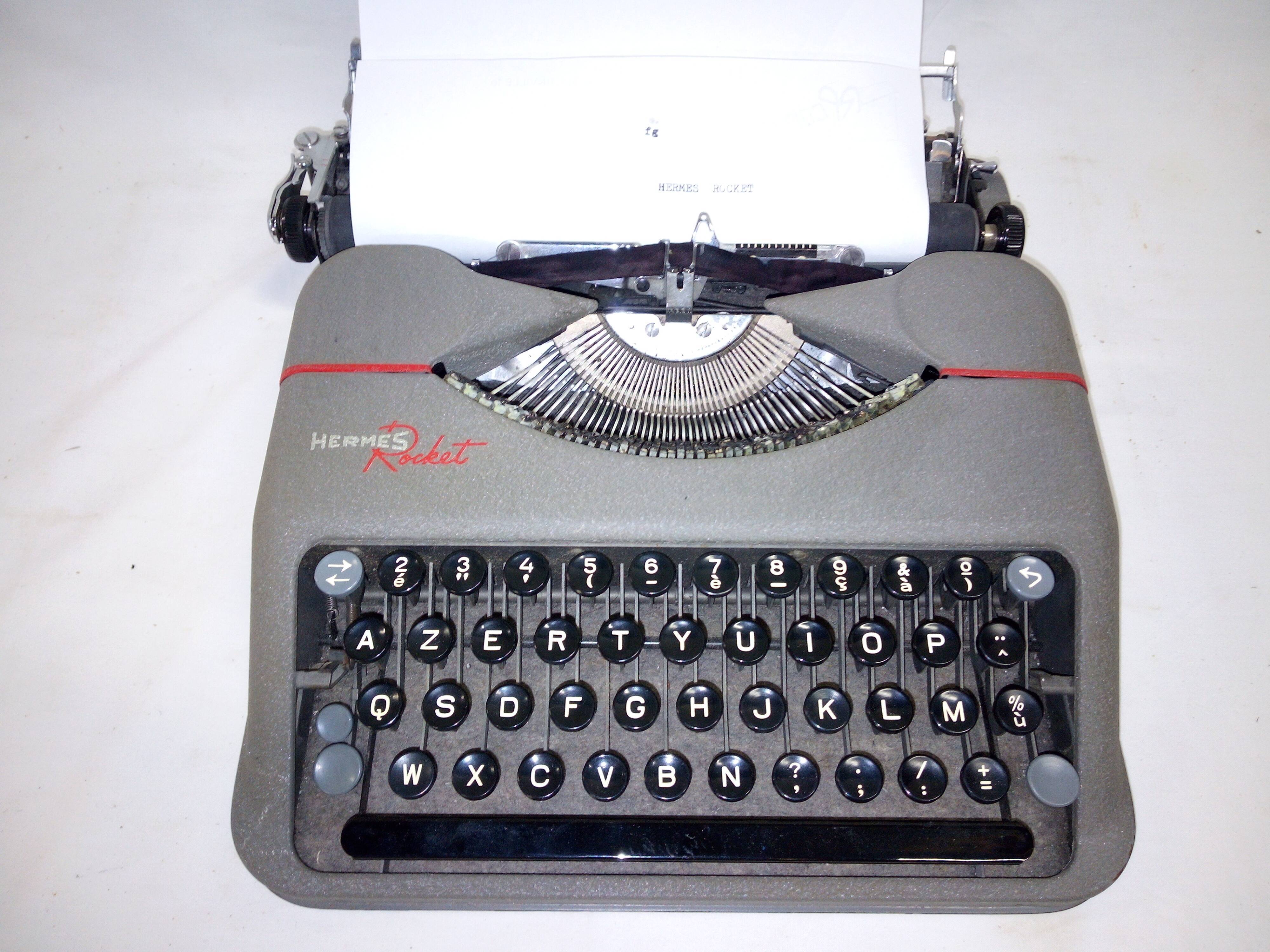Hermes rocket portable typewriter