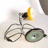 Articulated lamp in lacquered steel, Aluminor, France, 1980.