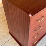 Vintage chest of drawers with 4 drawers, splayed legs circa 1960s